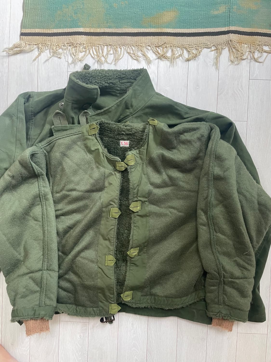 민트급 스웨덴 모터사이클 자켓 밀리터리 xxl xxxl 56 상품이미지5