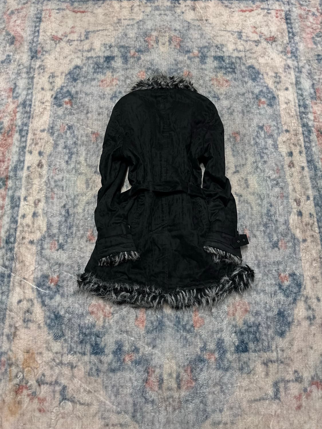 Spinash 00s archive leopard trimming fur 상품이미지6