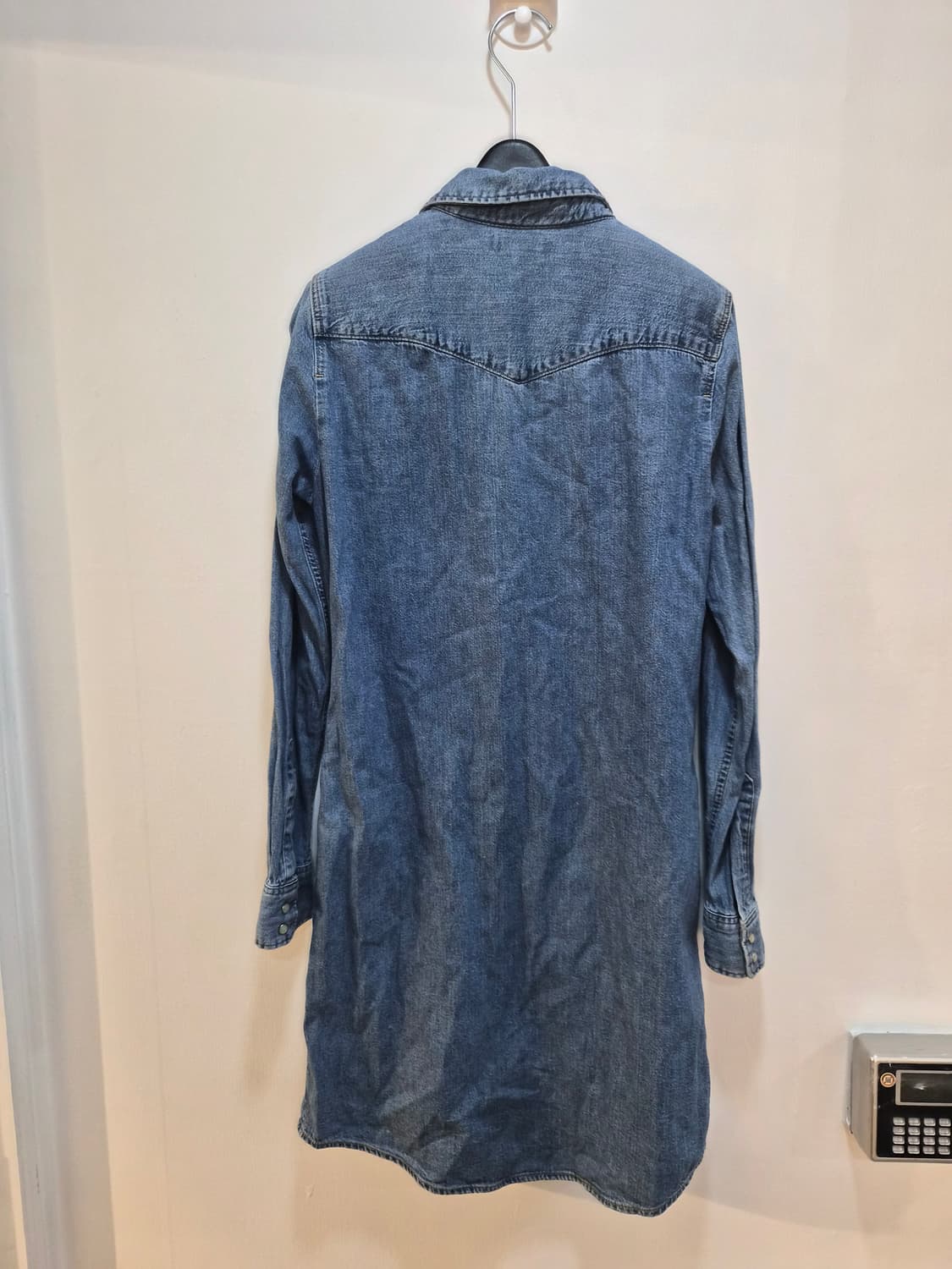 우먼 S) 리바이스 데님 웨스턴셔츠 원피스 팝니다 상품이미지2