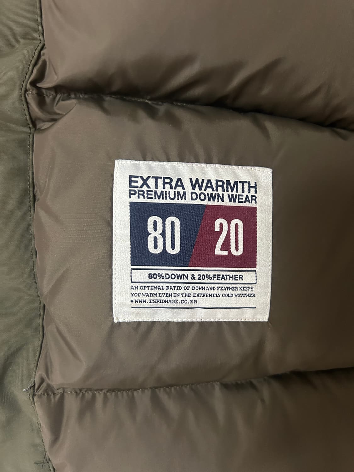 에스피오나지 Akron Classic Down Parka Olive 상품이미지7