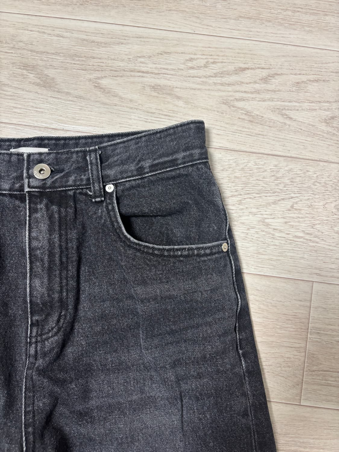 WMM Studios 더블유엠엠 스튜디오스 와이드 진 블랙 상품이미지3