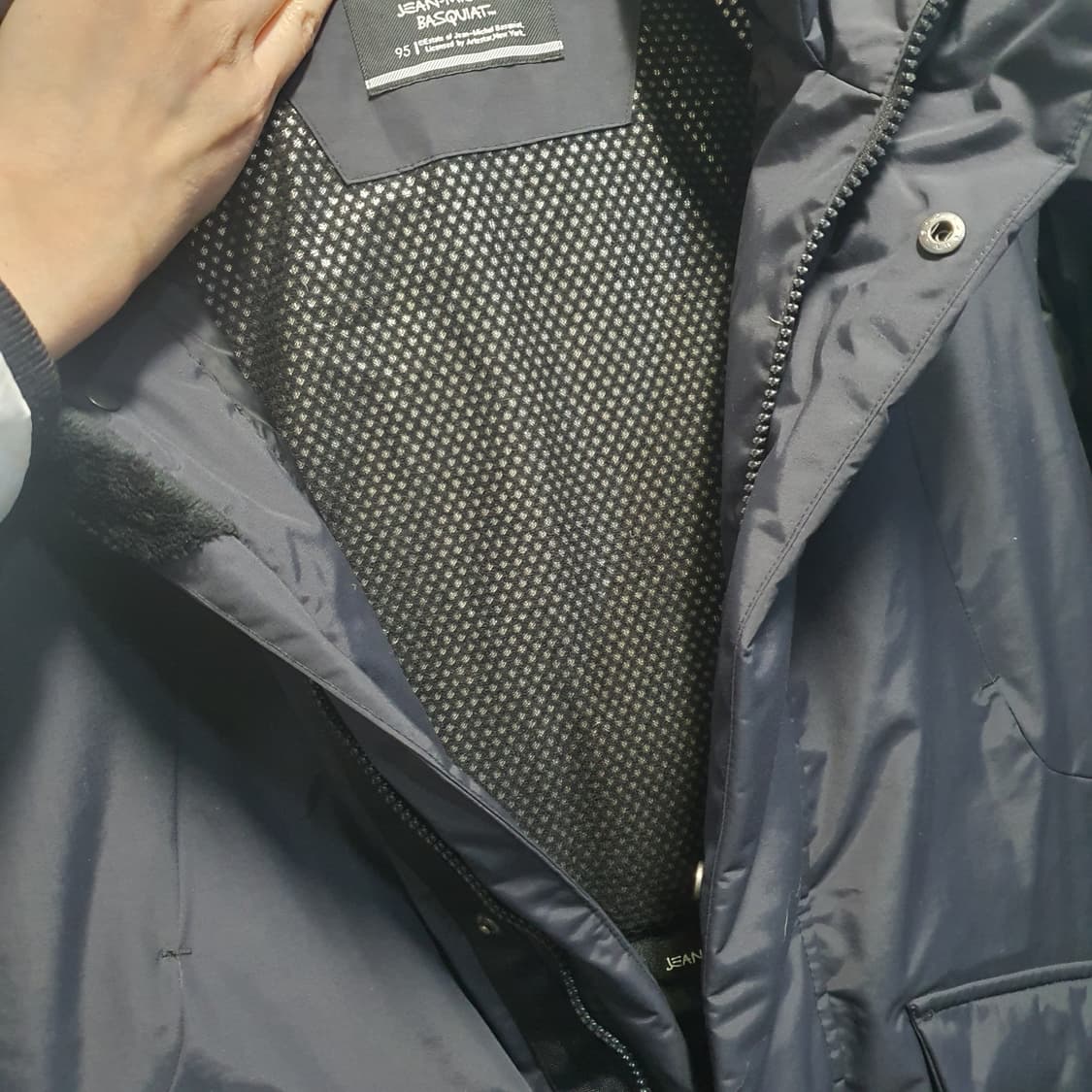 장미쉘바스키아 남성 구스다운 롱 패딩  상품이미지5