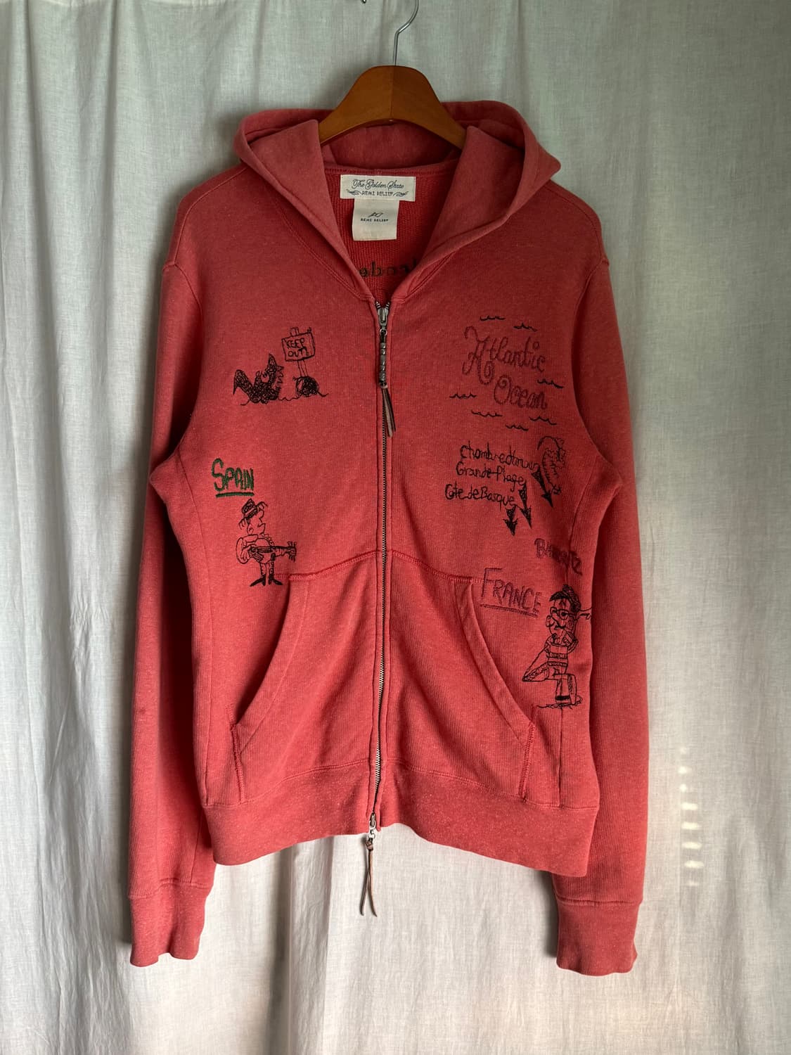 REMI RELIEF needlework hood zipup 상품이미지1