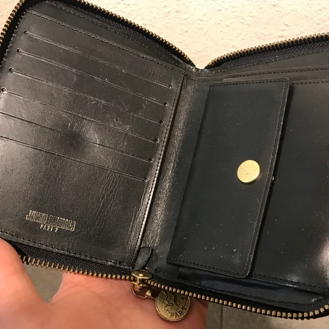 80-90s 재팬 준코 시마다 인디언 자수 part 2 송치가죽 지갑 상품이미지4