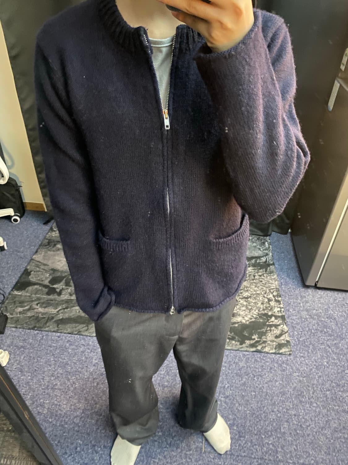 꼼데가르송 옴므 투웨이 집업 카디건 상품이미지1