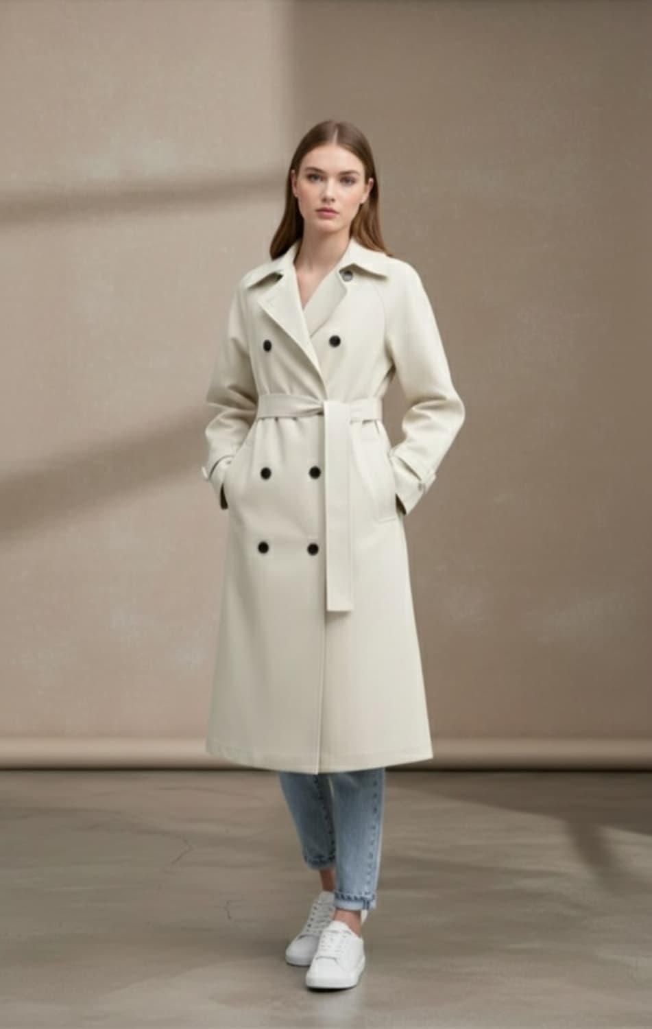 띠어리 본드 트윌 클래식 트렌치코트 0사이즈(국내44~55사이즈) 상품이미지3