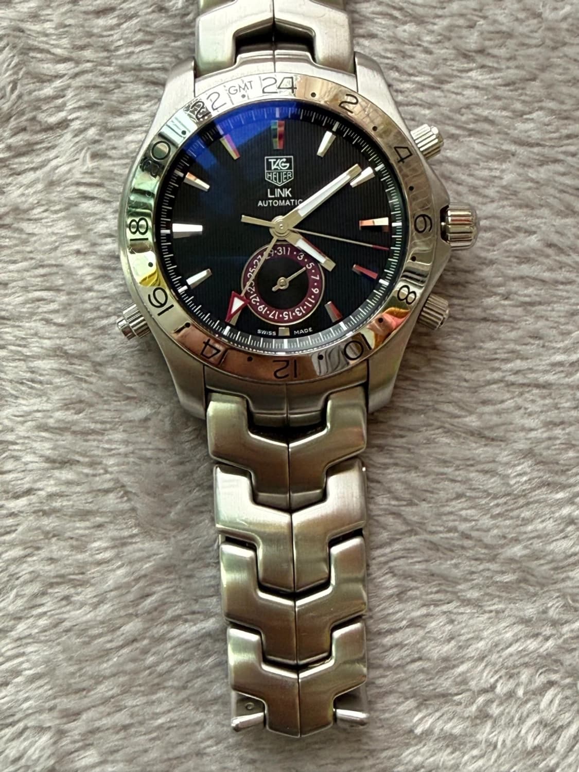 태그호이어 링크 GMT 오토매틱 시계 상품이미지7
