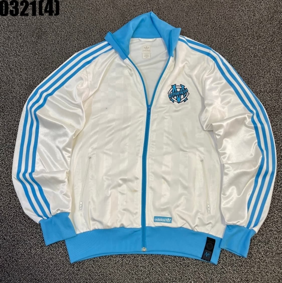 90 아디다스 올림픽 마르세유 트랙탑 져지 집업 자켓 0321(4) 상품이미지1