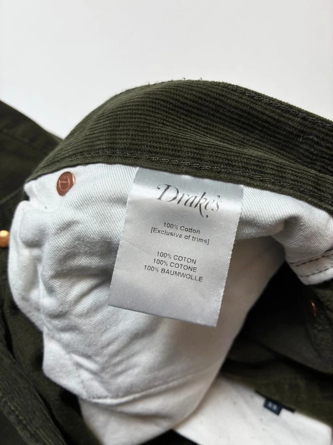 드레익스 DRAKES 이태리 스트레이트 코듀로이 팬츠 PN8514 상품이미지8