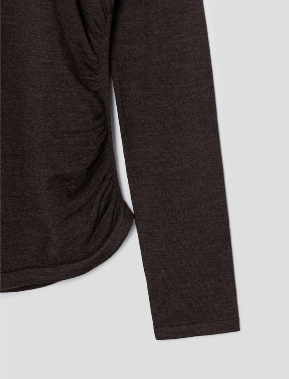 띠어리 리갈울 헨리풀오버니트 / 브라운 상품이미지4