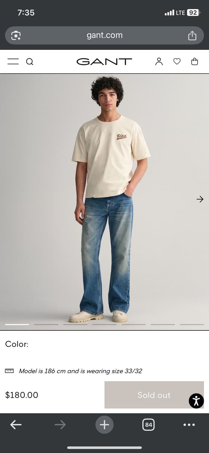 간트 (GANT) 부츠컷 데님 (30) 상품이미지2