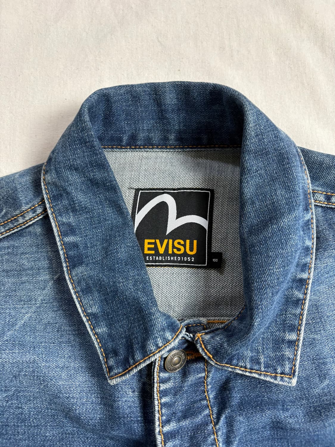 Evisu 데님 트러커 자켓 M 상품이미지4