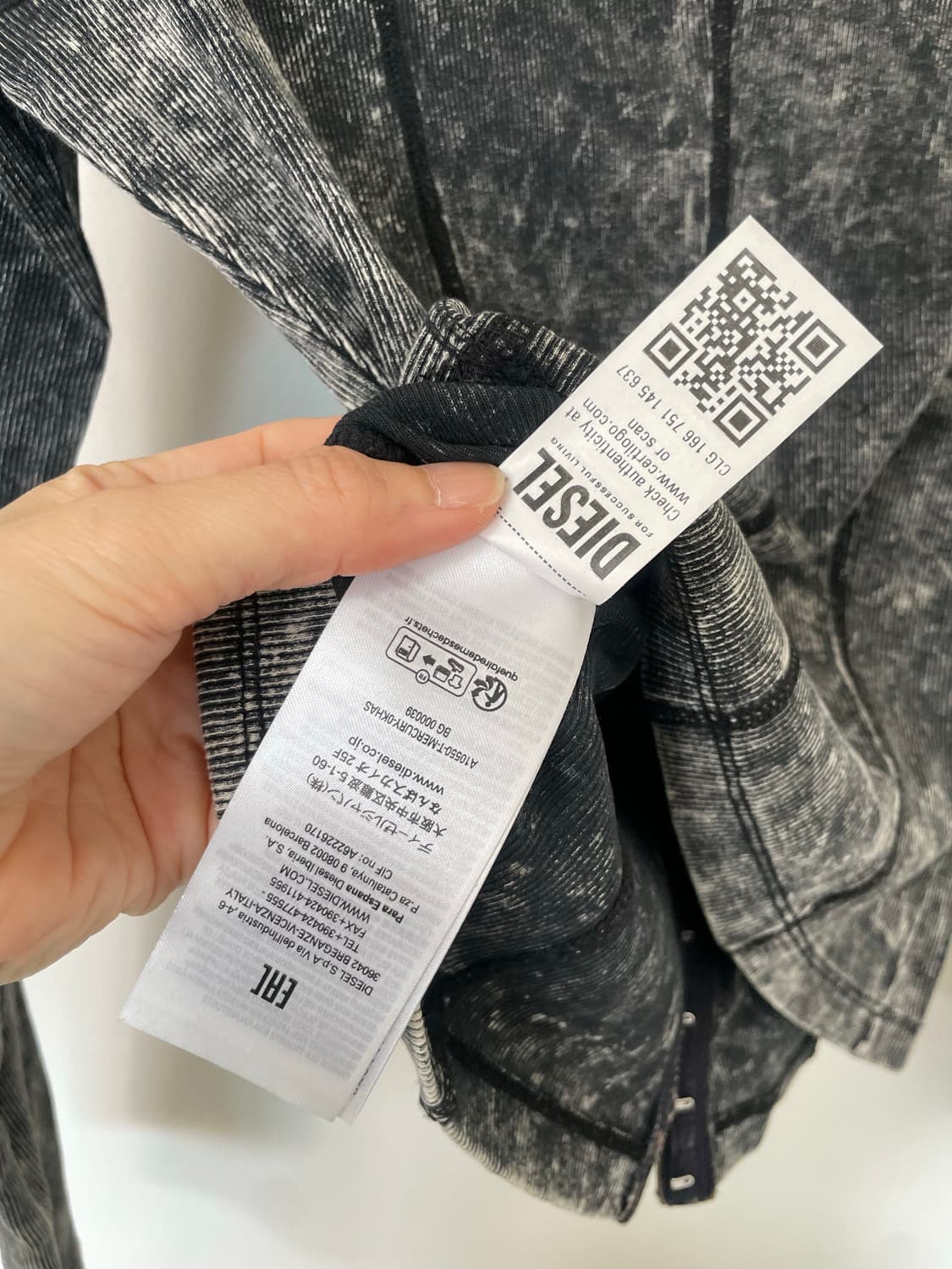 디젤 diesel 머큐리 골지 티셔츠 정품 s 상품이미지8