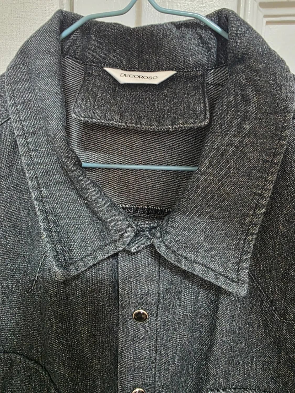 데꼬로소 웨스턴 반팔 데님 셔츠 상품이미지4