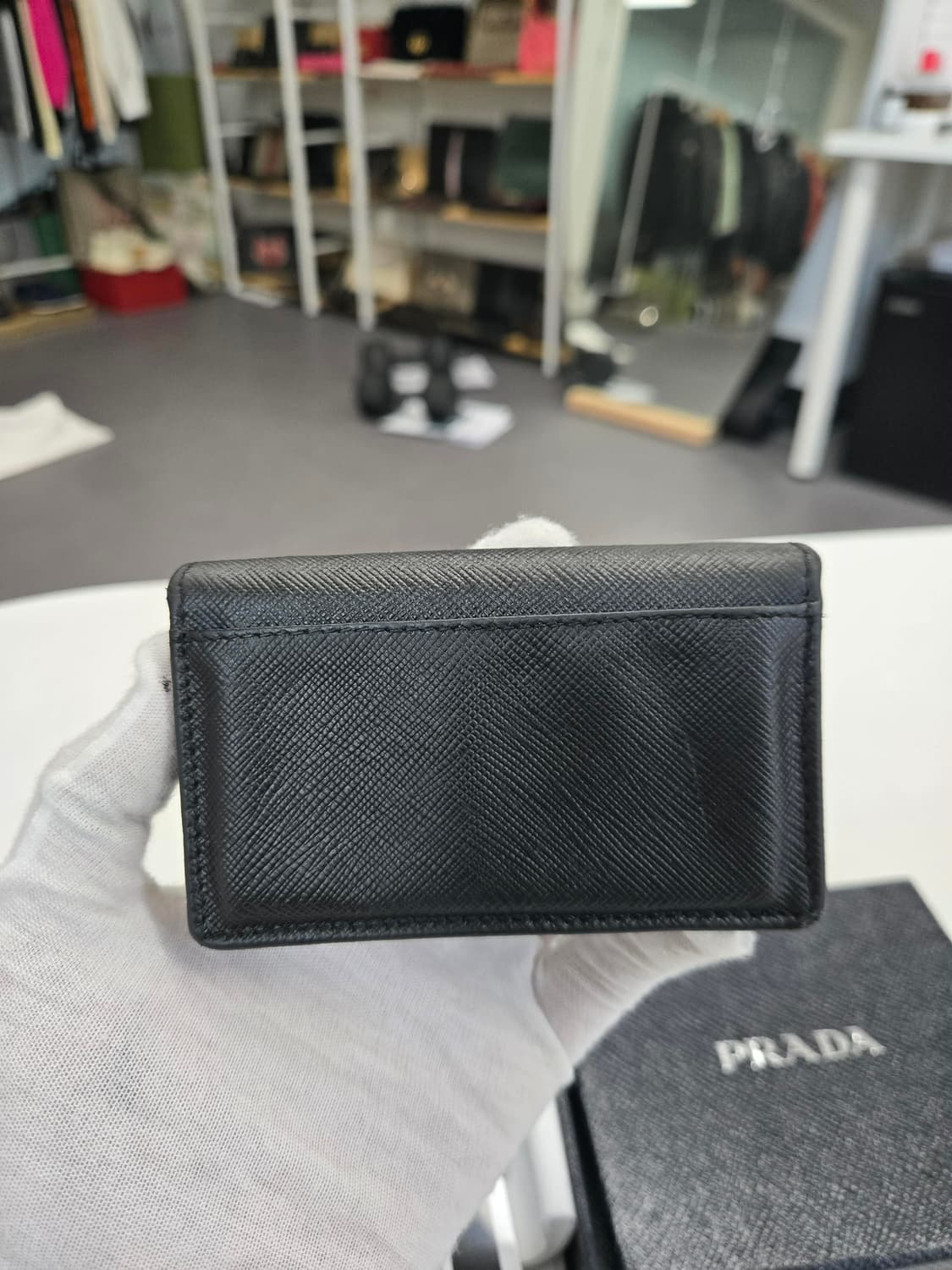 [40%할인] 프라다 사피아노 카드 반지갑 상품이미지2