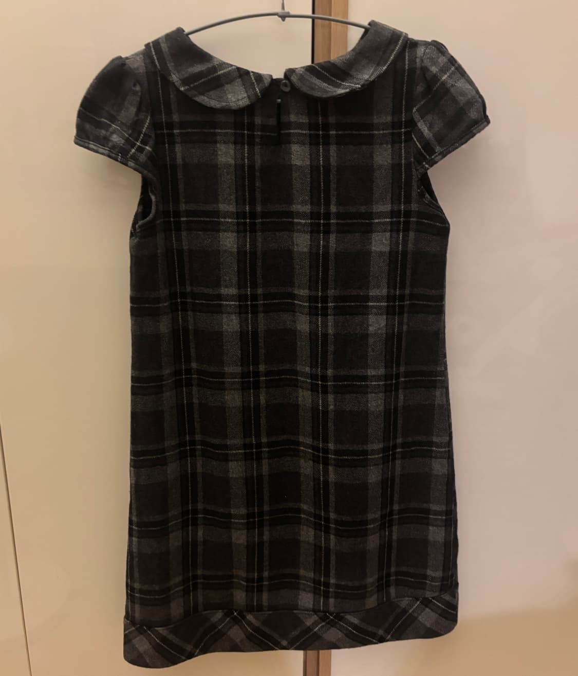 빈티지 체크 퍼프원피스 모리걸 상품이미지1