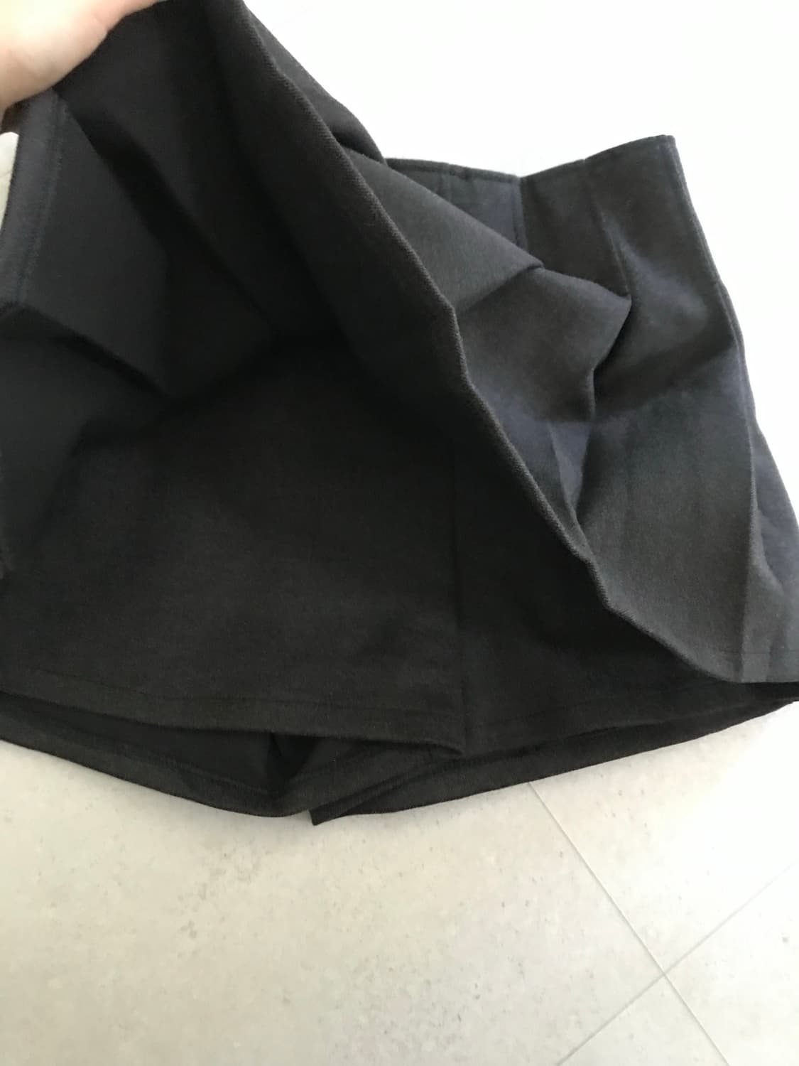 모직 그레이 테니스 스커트 L 상품이미지2