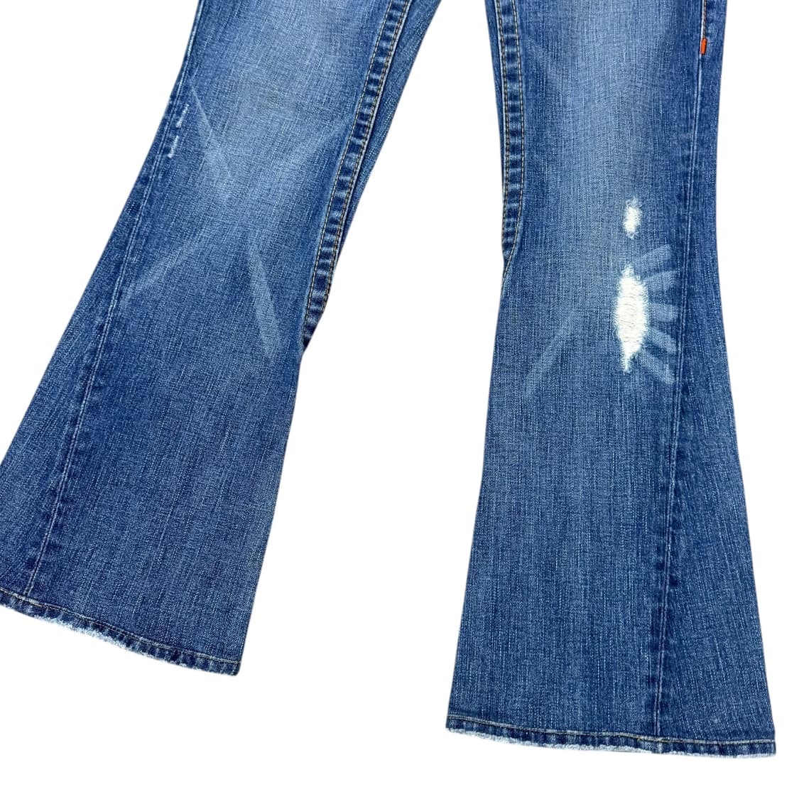 트루릴리젼 데미지 중청 부츠컷 팬츠 상품이미지4