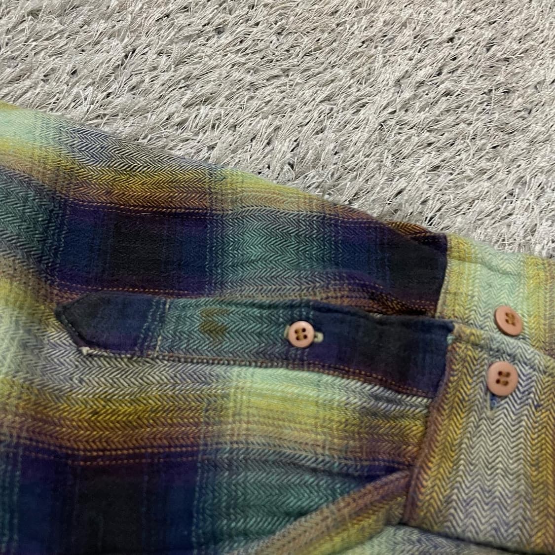 헌팅혼 헤링본 체크셔츠 상품이미지6