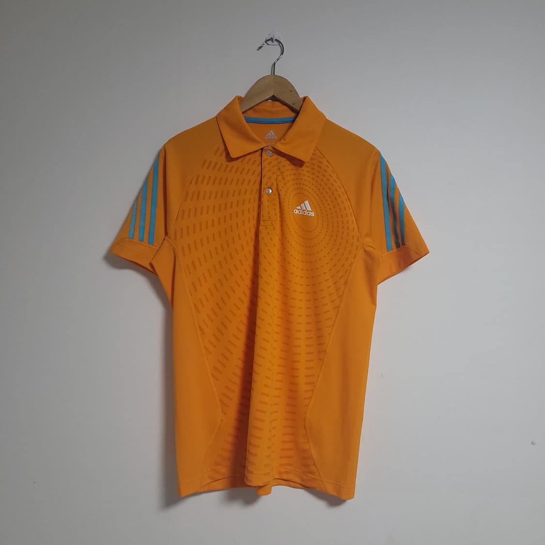 (M) ADIDAS 아디다스 기능성 반팔 카라티 주황 상품이미지1