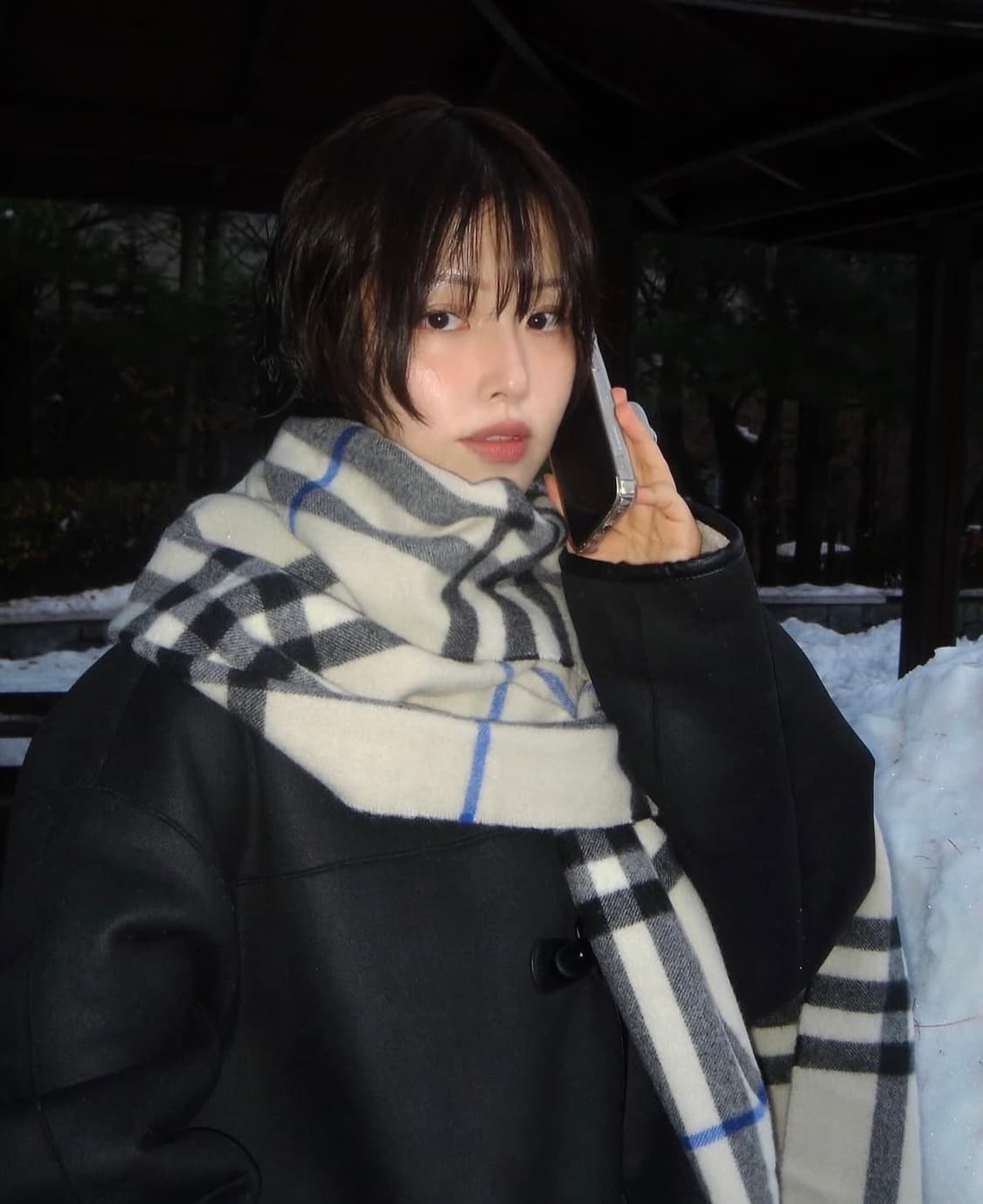 오브네어 클래식 버클 무스탕 자켓 새상품 상품이미지2