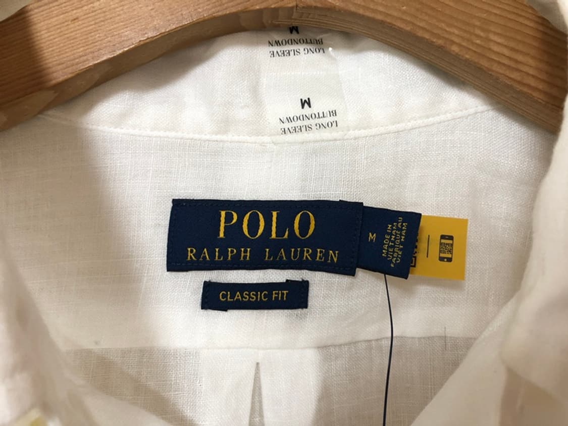 폴로(POLO)랄프로렌 클래식핏 남성 린넨셔츠 M(100) 상품이미지4
