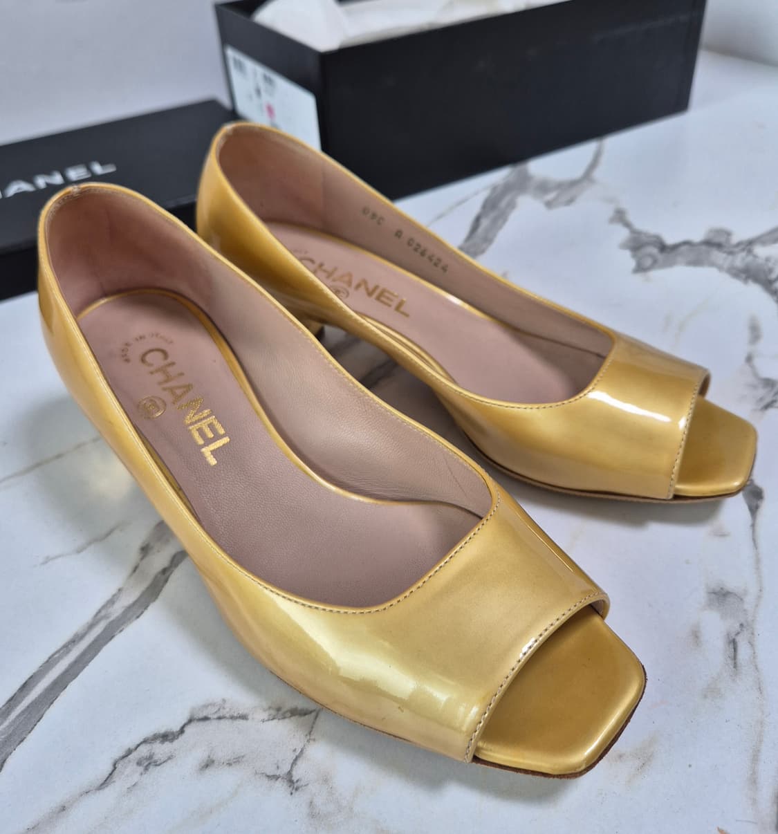 (정품) 샤넬 페이던트 구두 36 상품이미지7