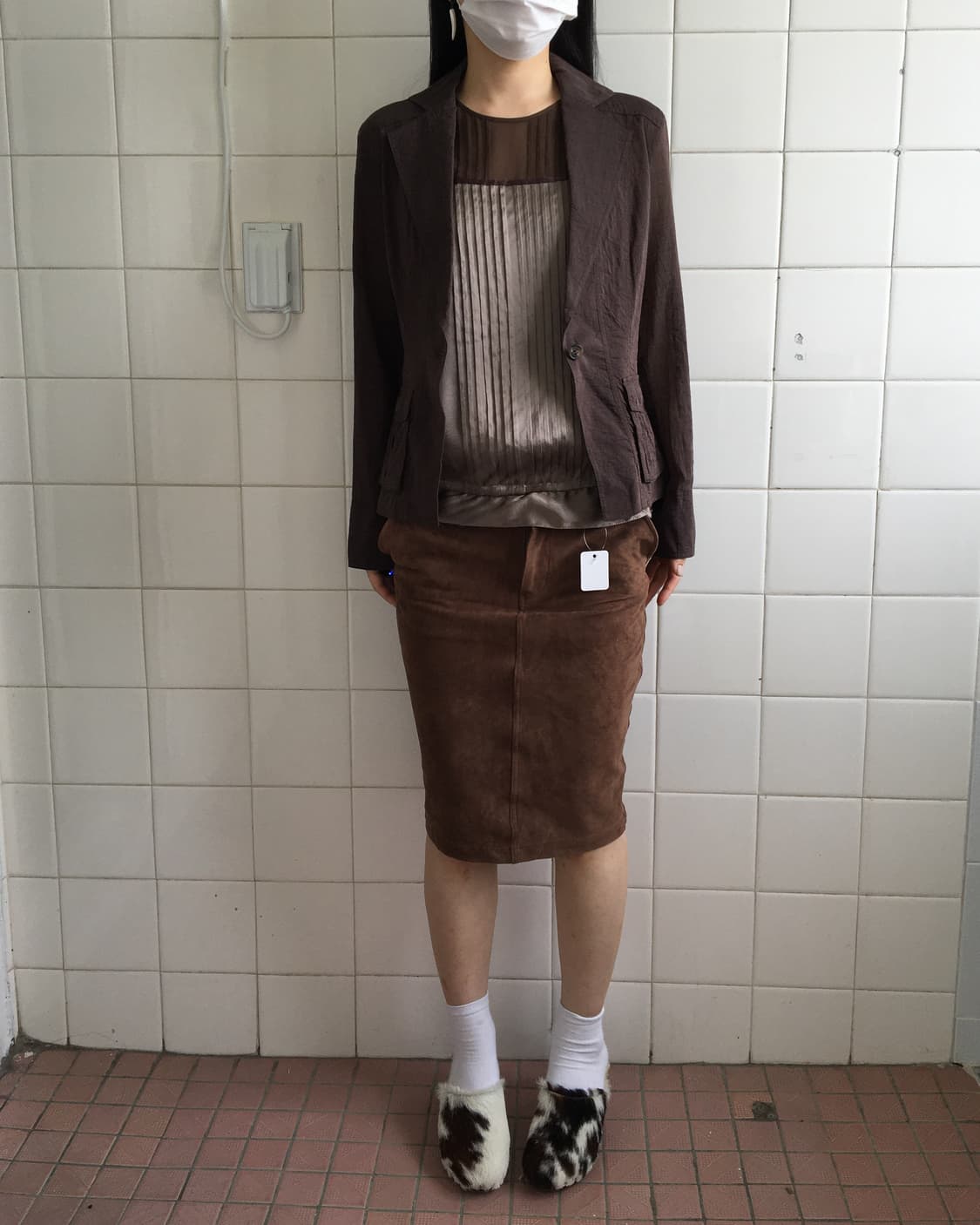 Glossy brown jacket 상품이미지6