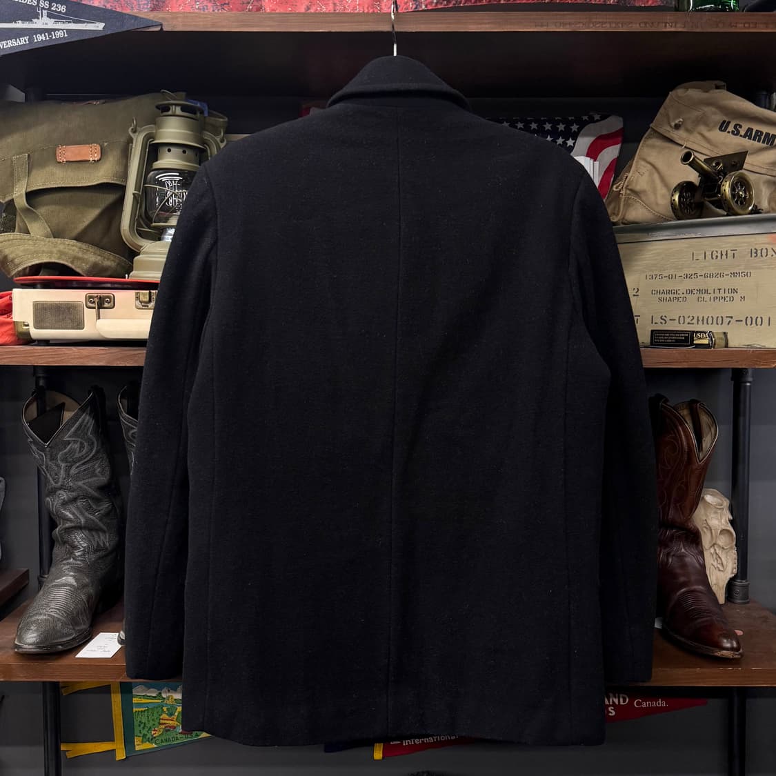 00s 폴로 랄프로렌 US NAVY 미 해군 밀리터리 복각 피코트 상품이미지2