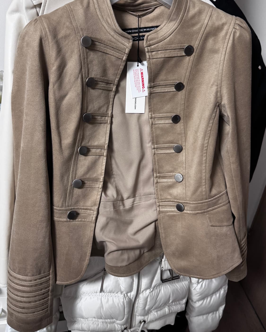 스컬프터 나폴레옹 자켓 베이지s 상품이미지1