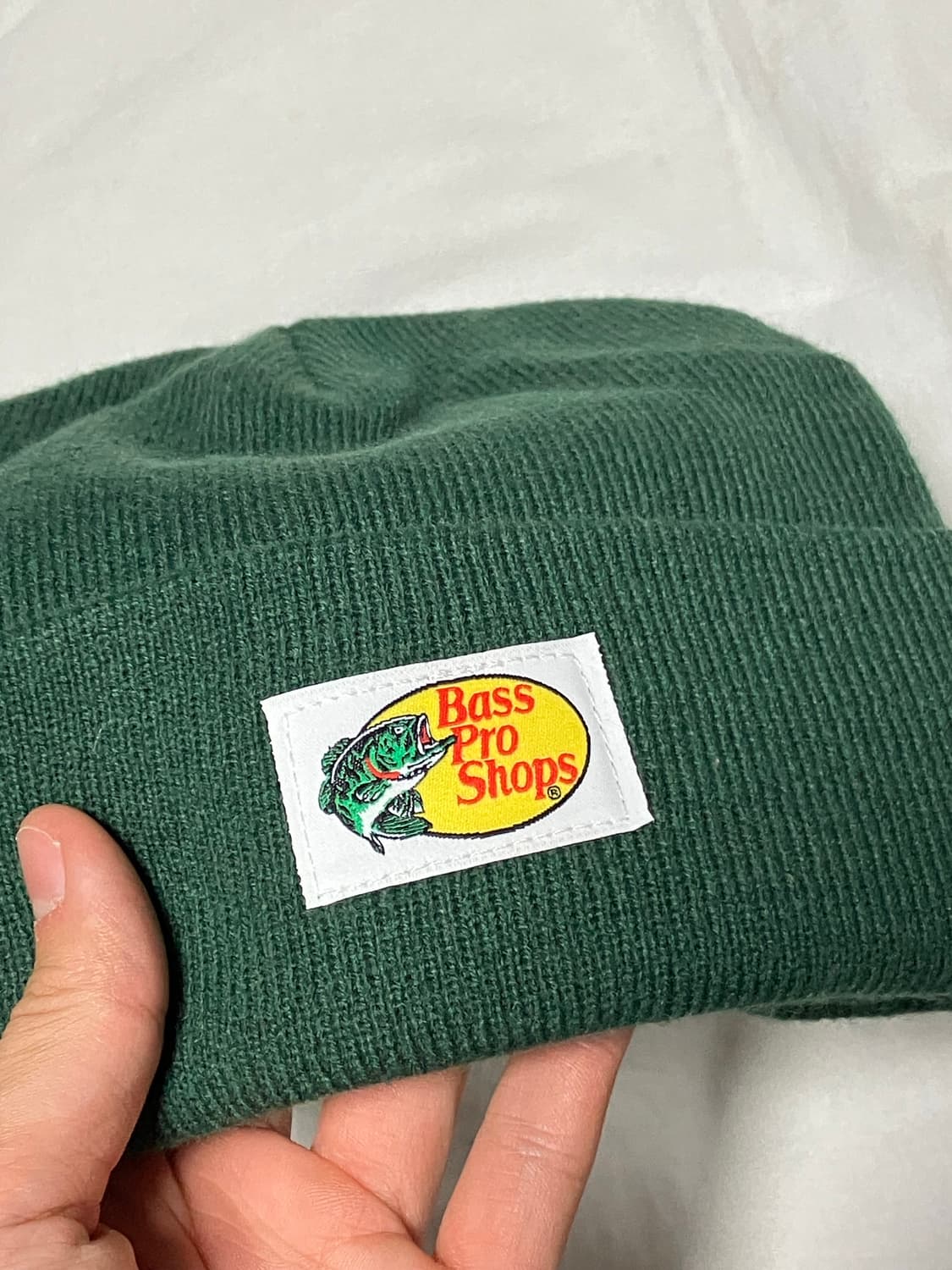 배스프로샵 파인컬러 딥그린 패치로고 비니 상품이미지2