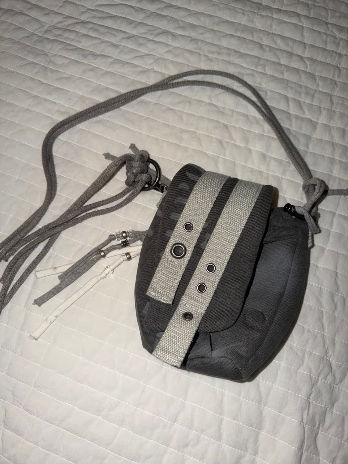 파히섬 JERSEY MINI BAG_CHARCOAL 상품이미지1