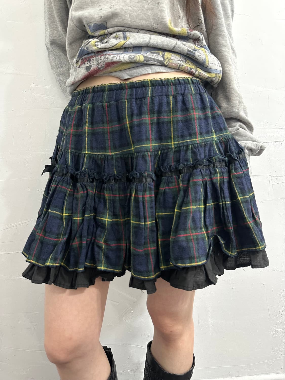 check mini skirt  상품이미지2