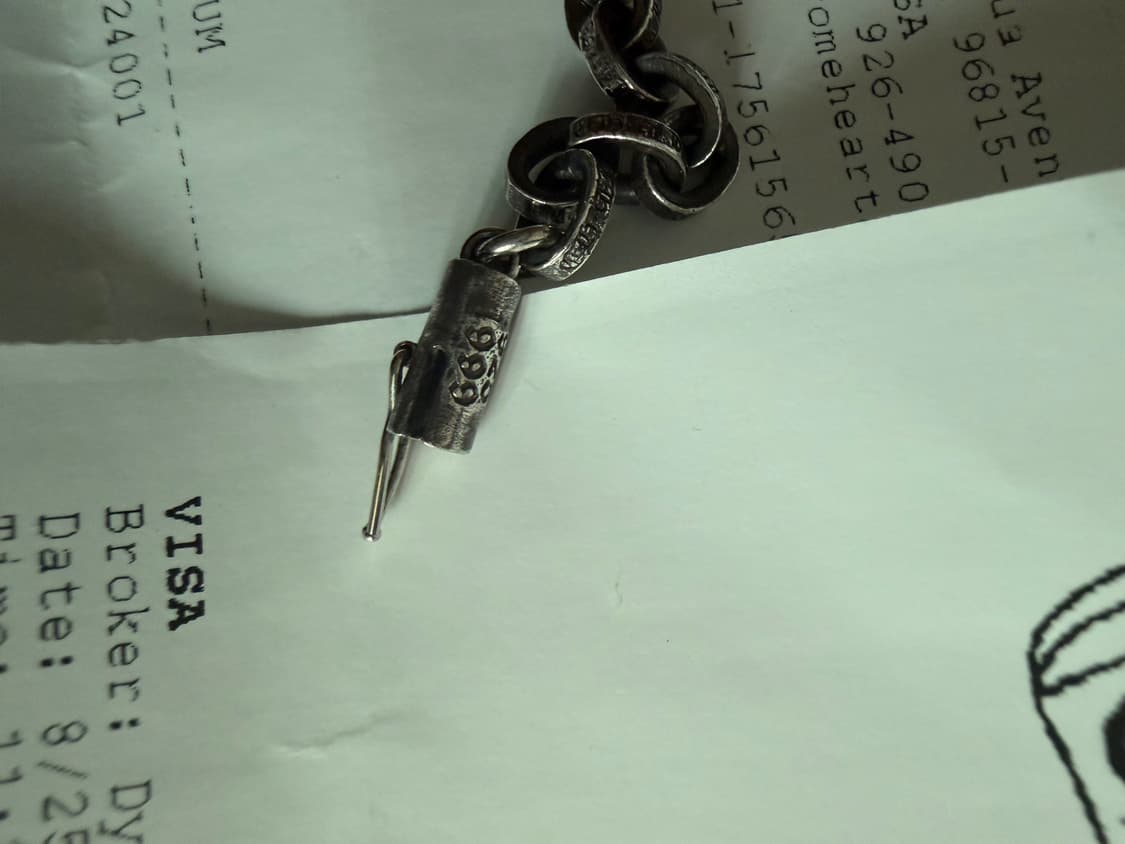 크롬하츠 페이퍼체인 24인치 상품이미지5