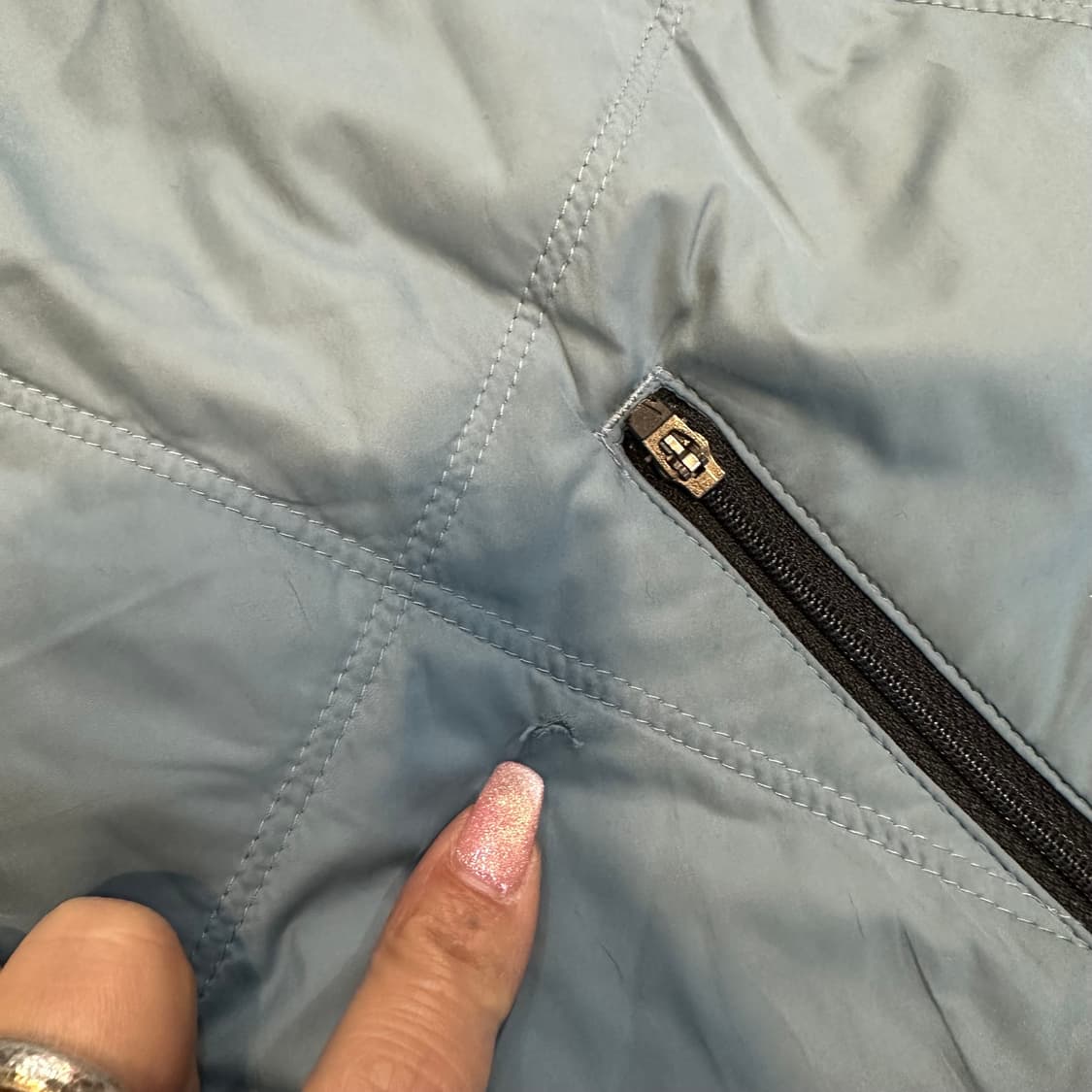 나이키 스카이블루 리버서블 경량 자켓M 상품이미지6