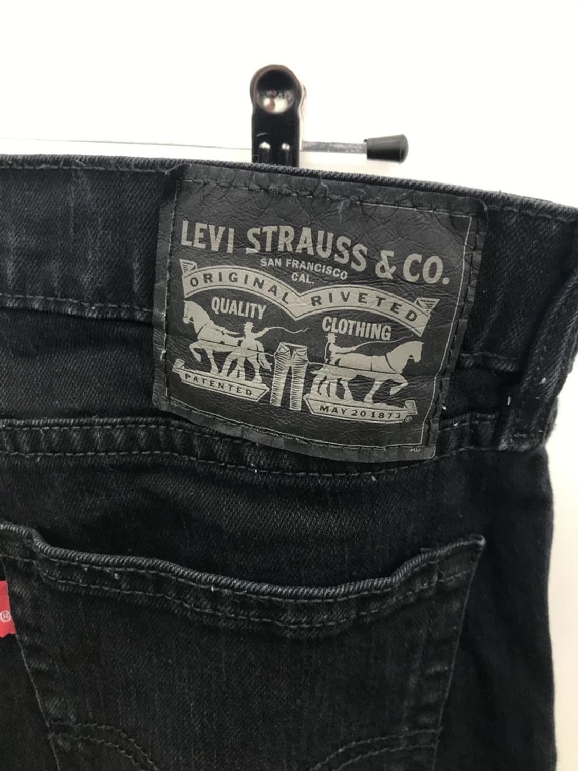 Levi’s Red Tab Black Jeans 상품이미지6