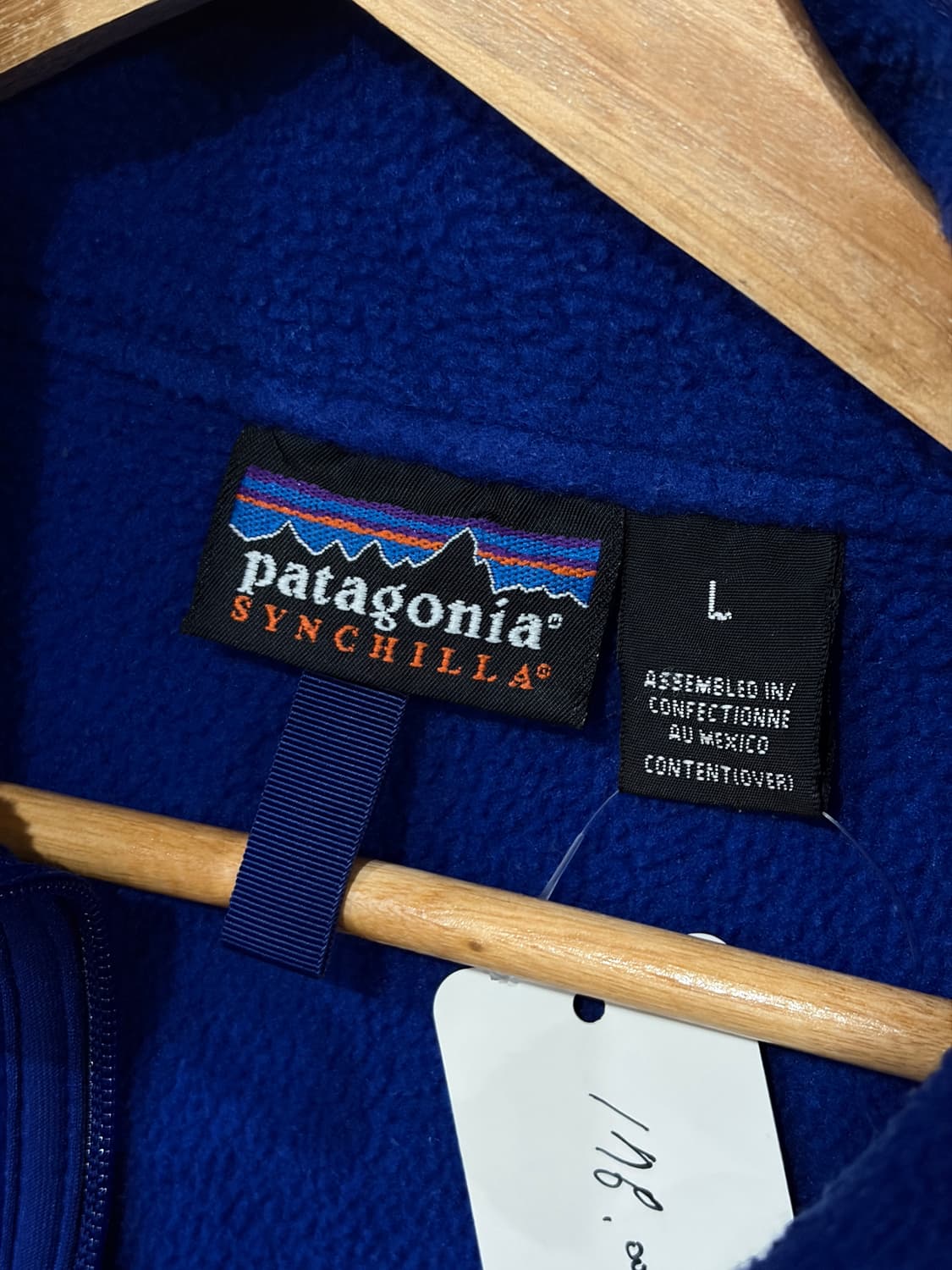 J36 90s 파타고니아 신칠라 마수피얼 블루 L 상품이미지4