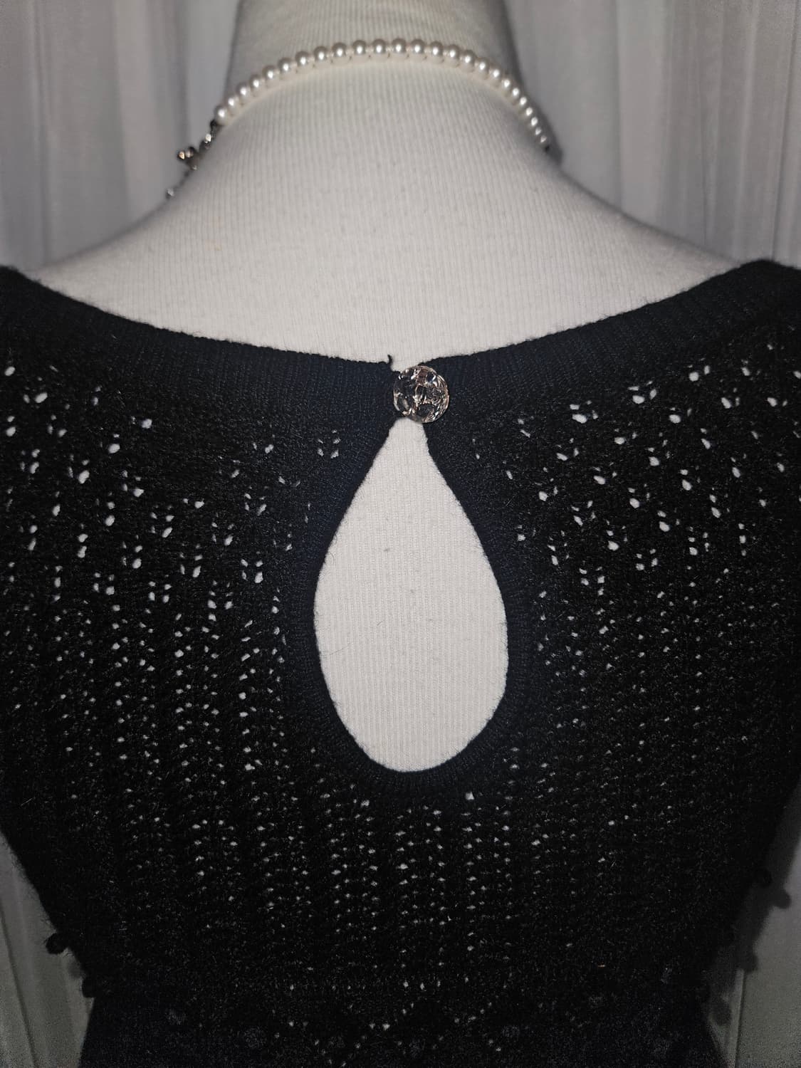 jill stuart 공겜여주🖤 리본 퍼프 반팔 니트 상품이미지3