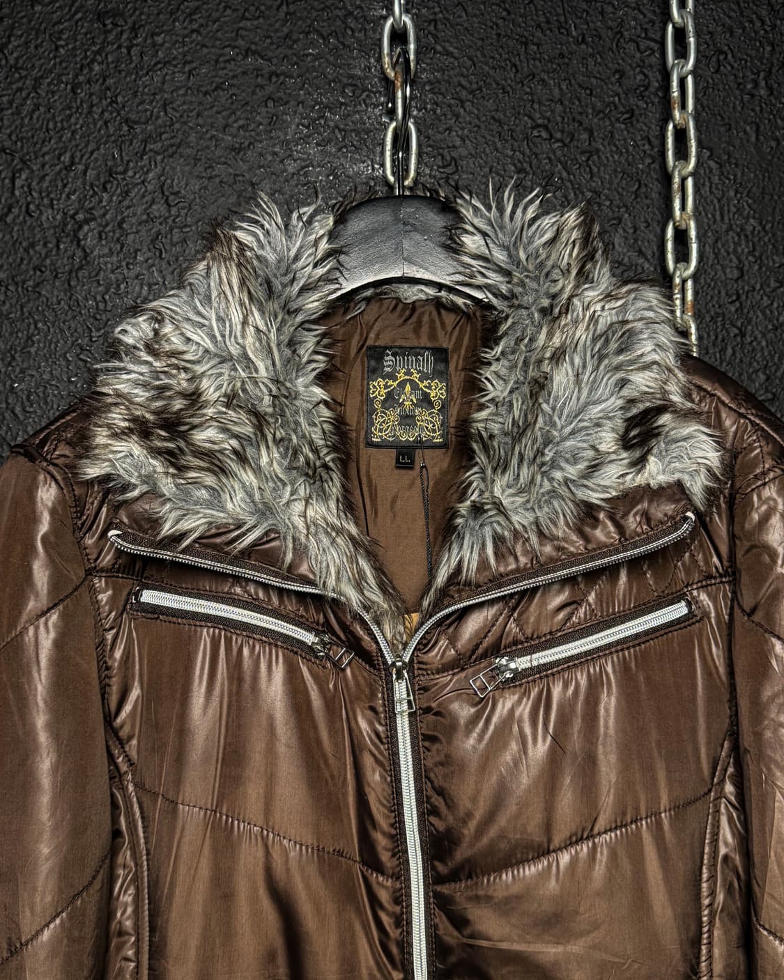 Spinath - Fur Lined Quilted Jacket  브론즈  상품이미지7