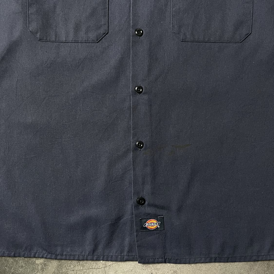 DICKIES 디키즈 빈티지 네이비 플랩포켓 워크 셔츠 A00947 상품이미지4