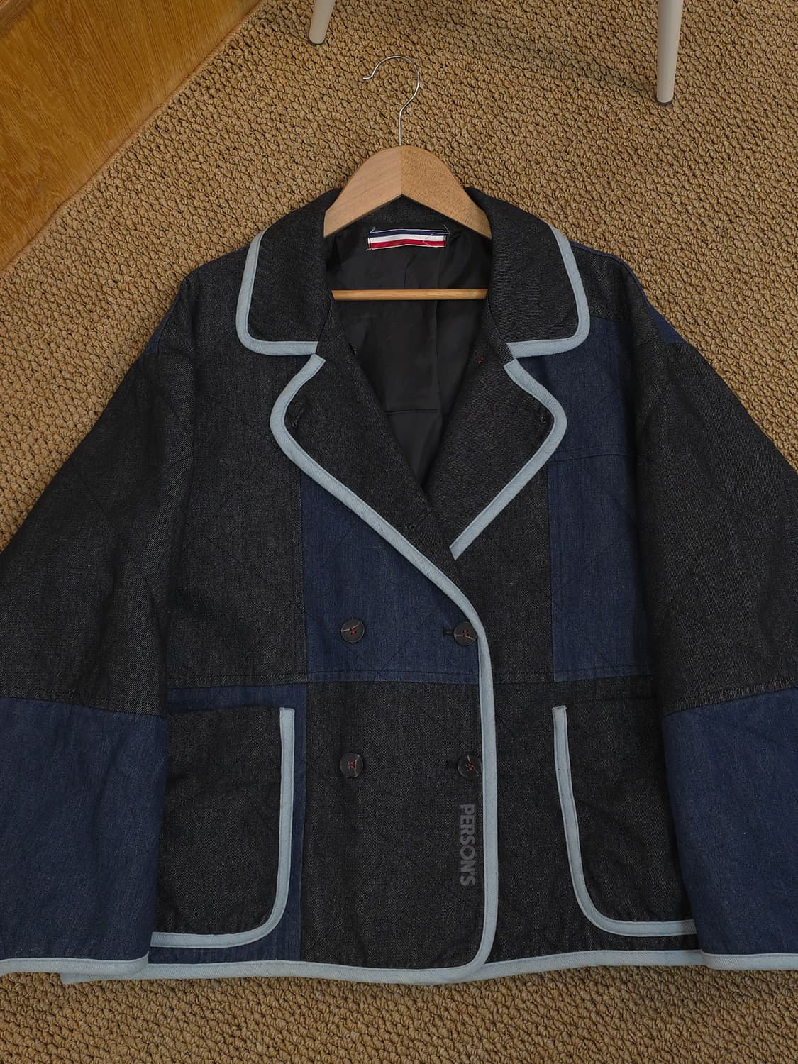 PERSON'S 믹스매치 데님 자켓 LL 상품이미지2