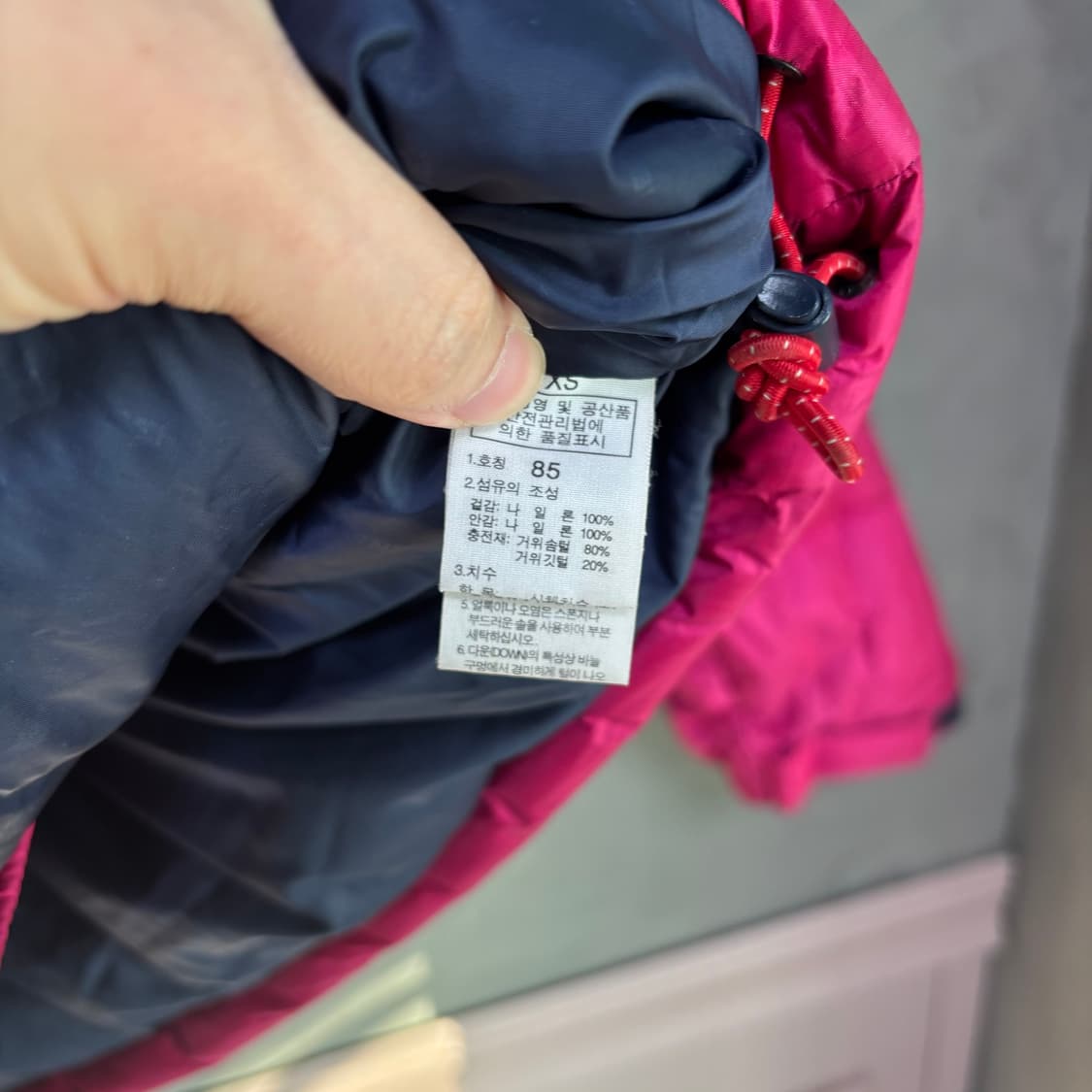 노스페이스 700 써밋 윈드스토퍼 구스다운 패딩 상품이미지3