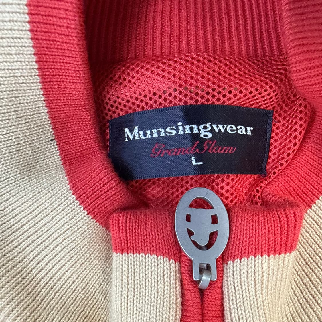 L 먼싱웨어 방풍 니트 집업 자켓 0227T 상품이미지3