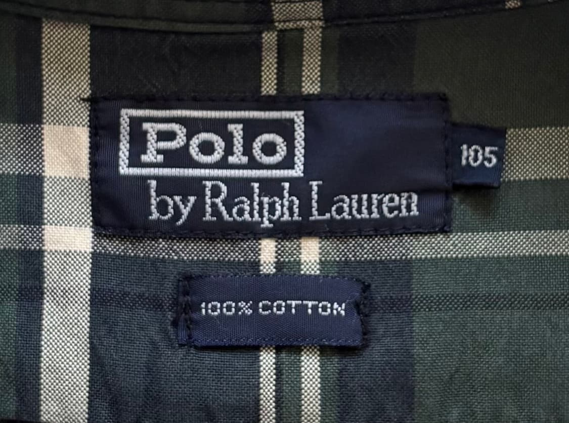 Polo 폴로랄프로렌 빈티지 타탄 체크 셔츠 상품이미지4