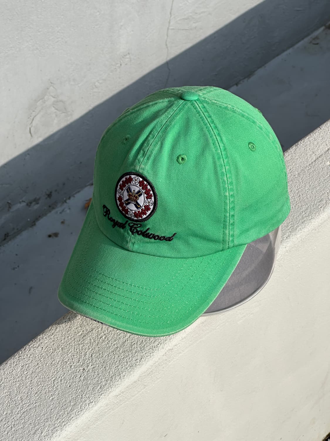 [F] 로열 콜우드 로고 그린톤 볼캡 모자 상품이미지2