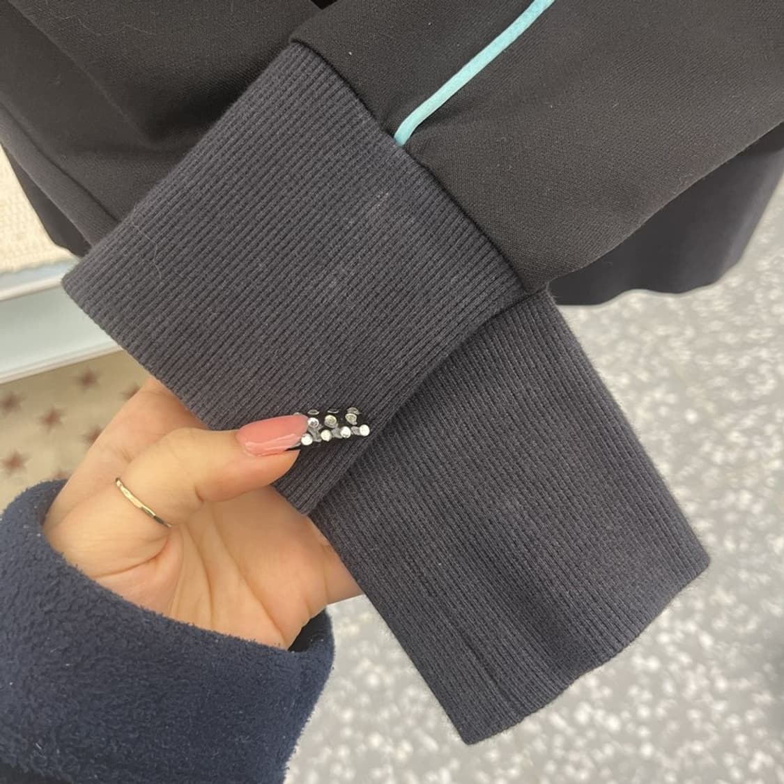 푸마 올드스쿨 Y2K 민트 배색 져지 집업 M C10454 상품이미지7