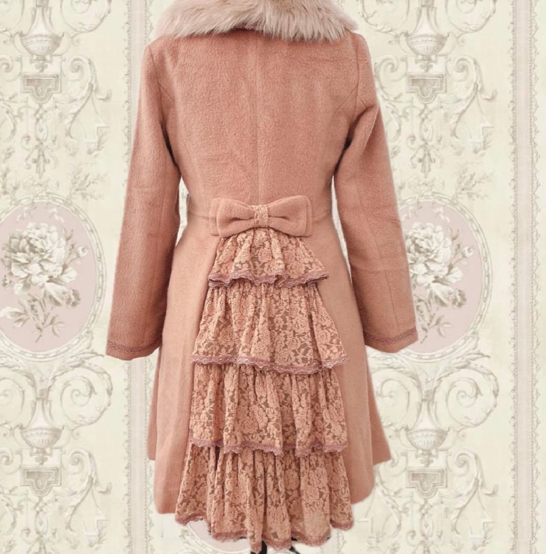 엑시즈팜 히메갸루 라떼갸루 코트 빈티지 모리걸 리즈리사 로걀 트랄라라 상품이미지3