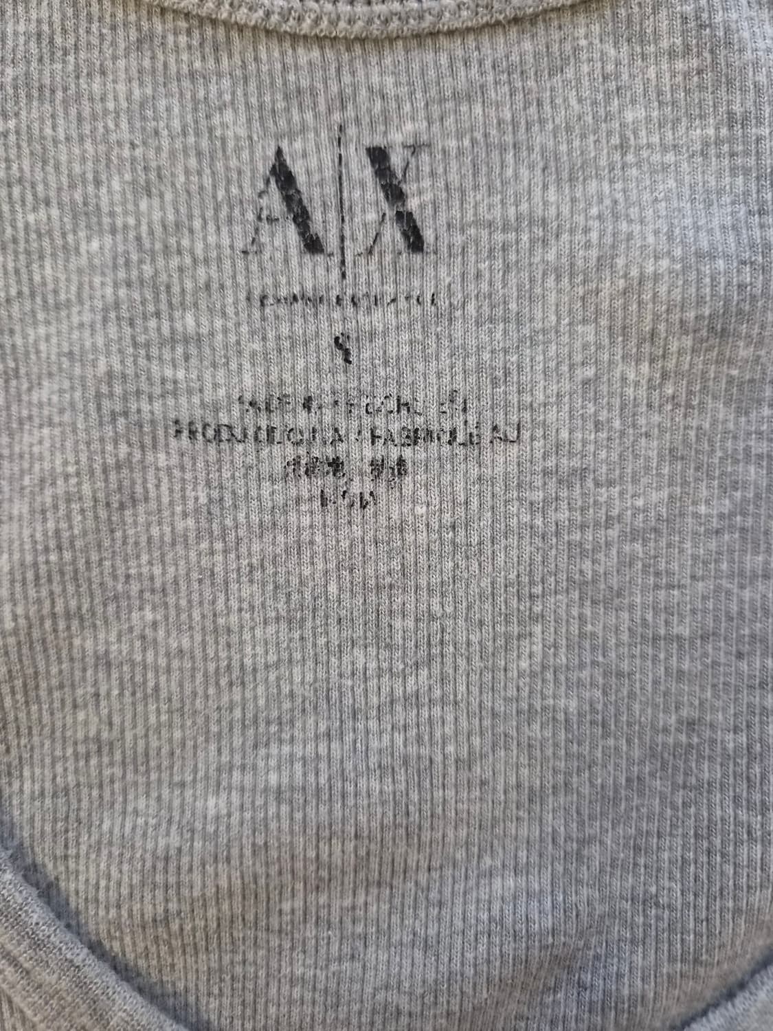 알마니(ARMANI) 익스체인지 골지 나시 슬리브리스 상품이미지3