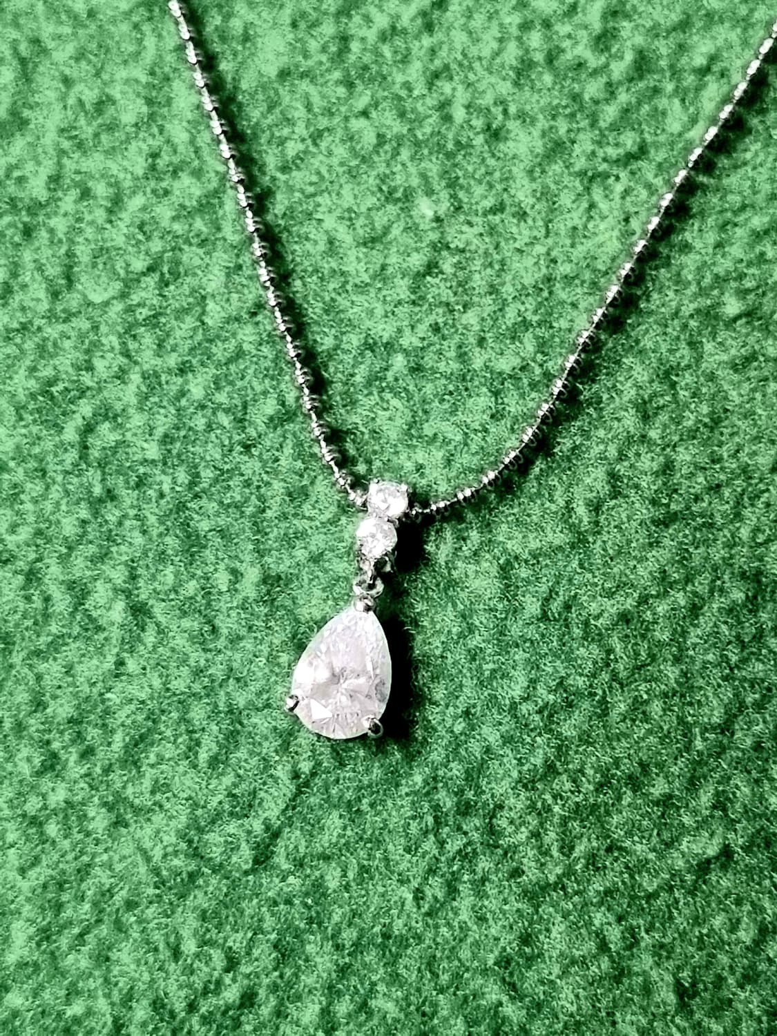 18k 물방울 금 목걸이 상품이미지1