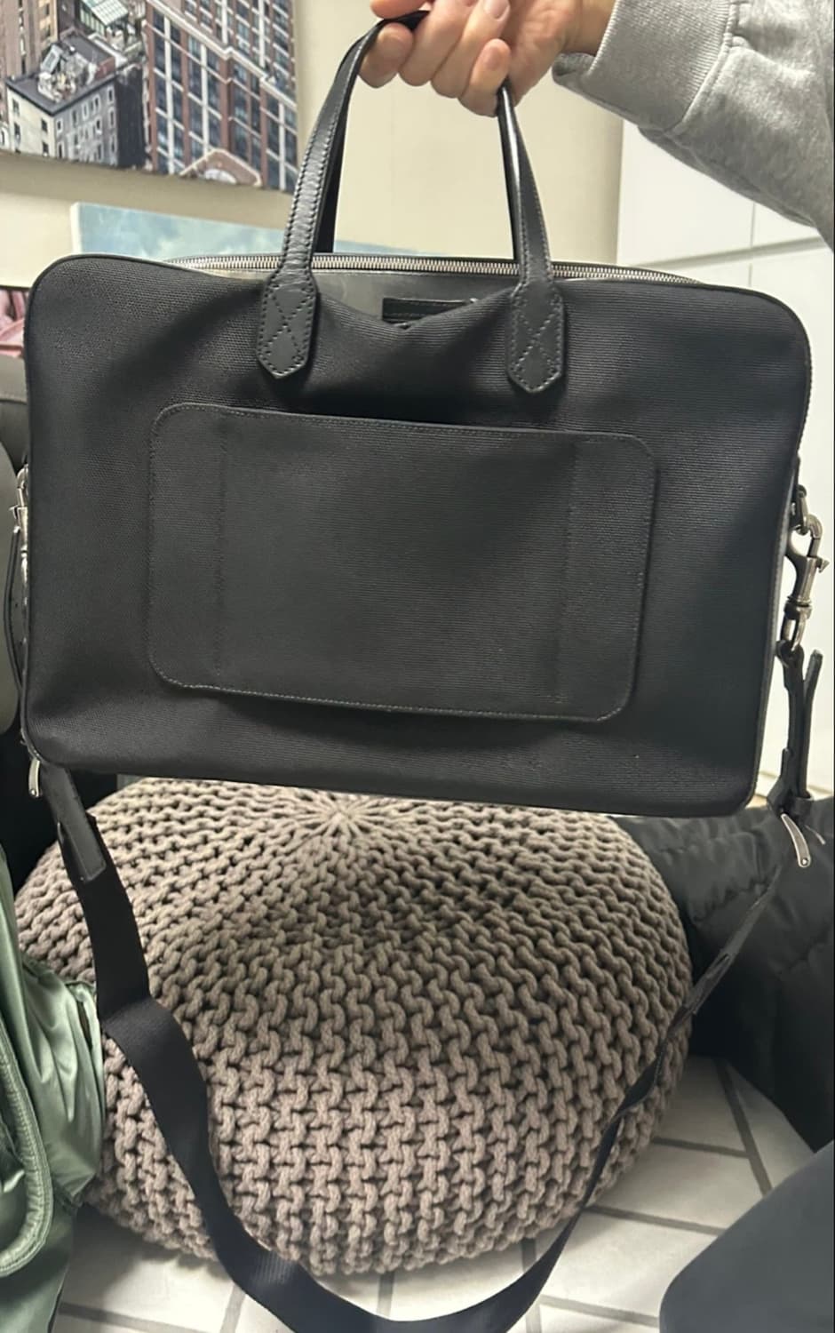 구찌 웹 나일론 브리프케이스 가방 387109 상품이미지2